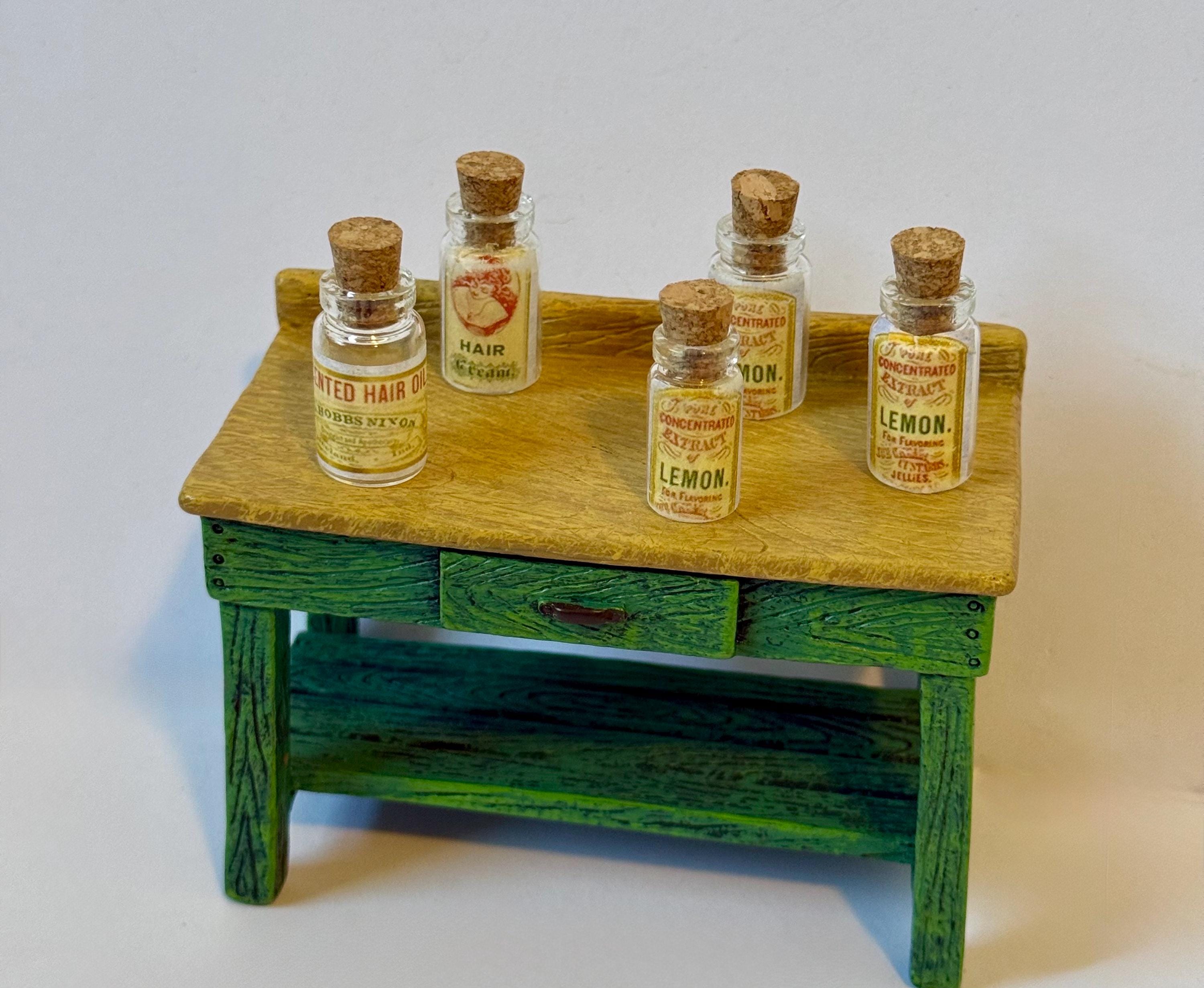 Miniature Vintage Designed Glass Jars
