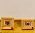 miniature framed  art- Americana theme
