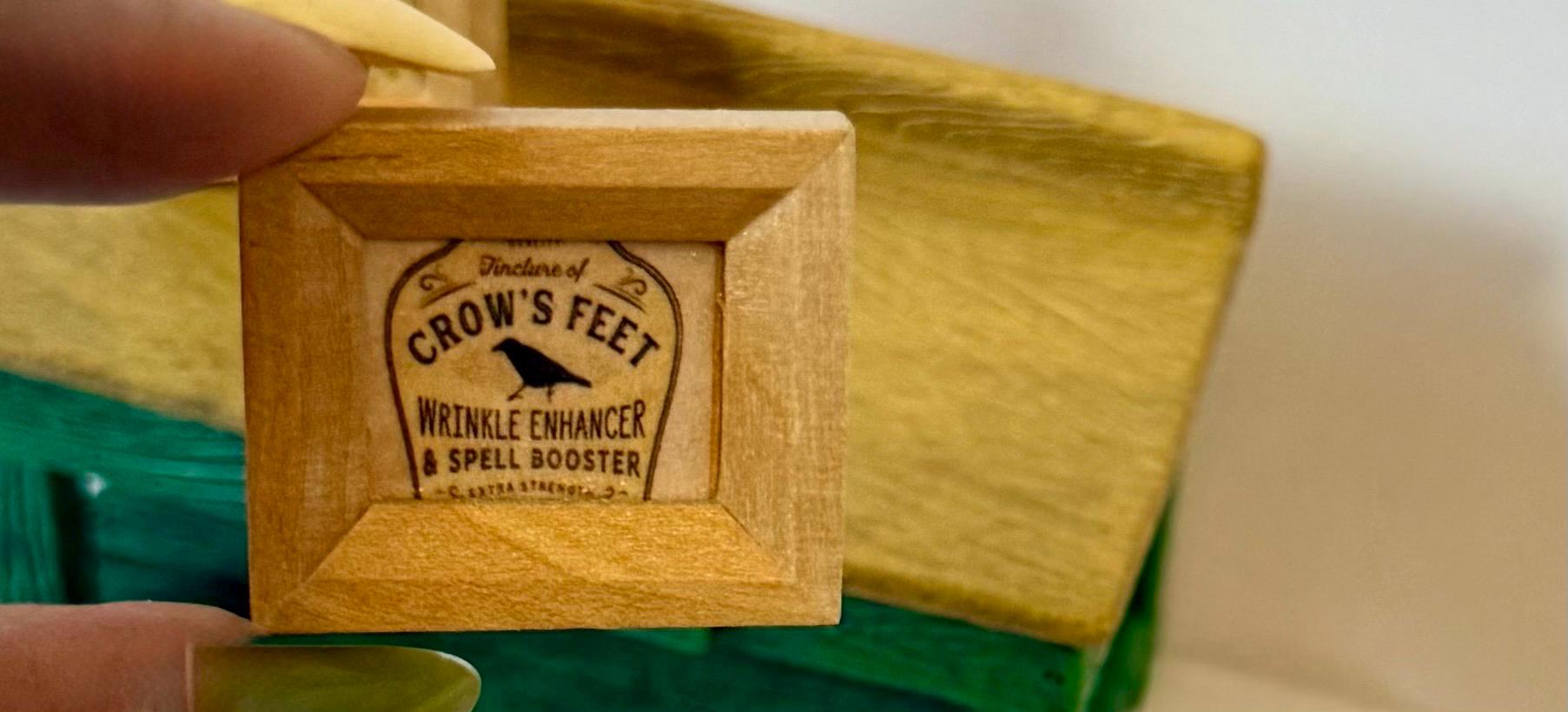 miniature framed apothecary art-1:12 dollhouse scale