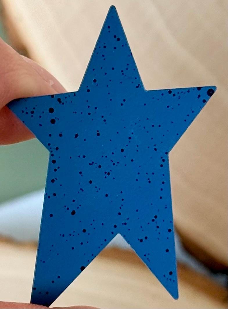 Miniature primitive/rustic Stars-set of 3