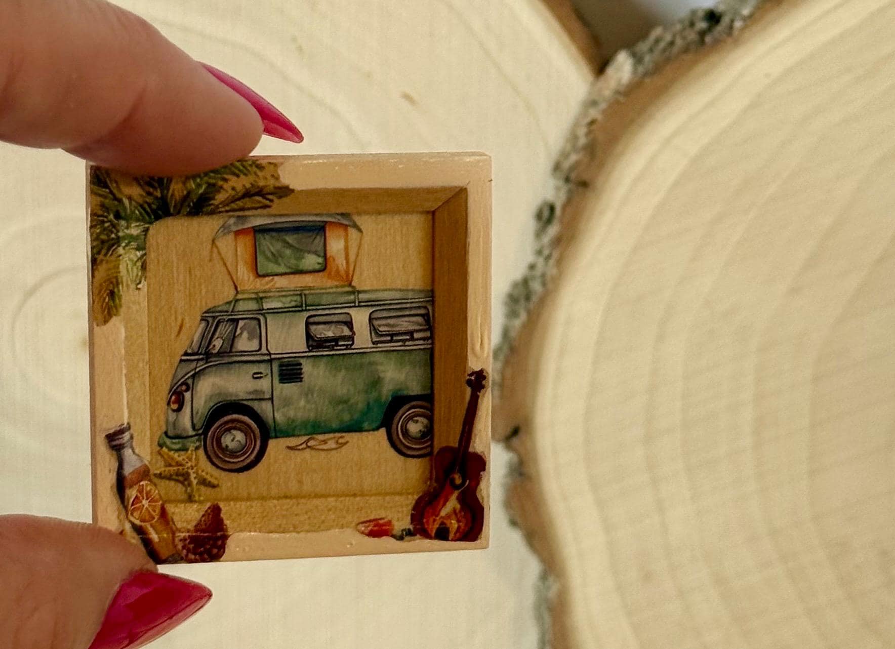 Miniature Picture frames with beach design
