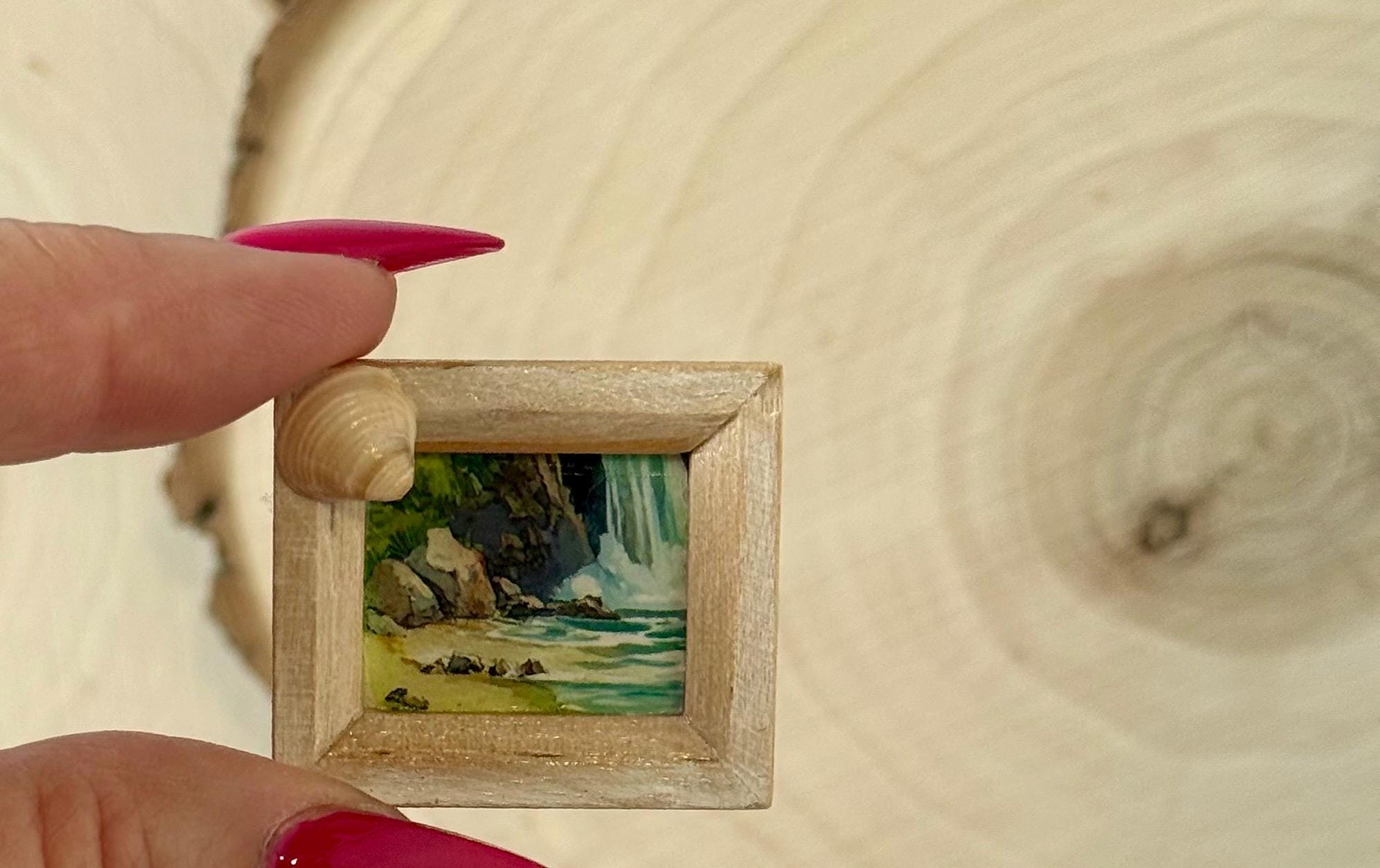 Miniature Picture frames with beach design