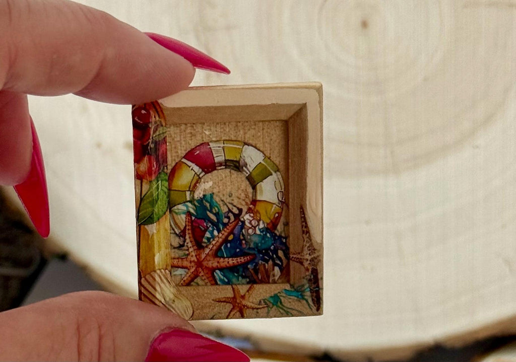 Miniature Picture frames with beach design