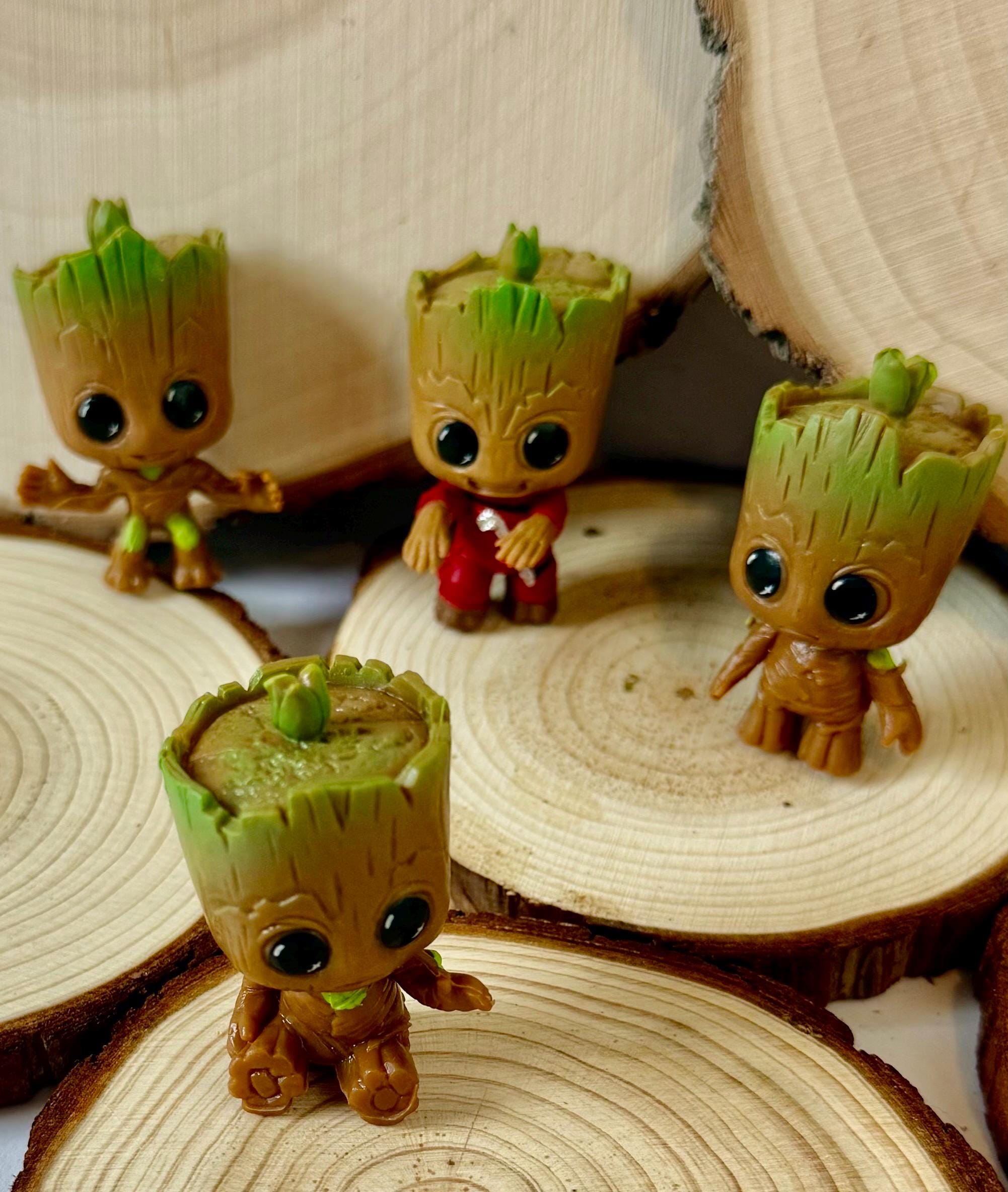 Miniature Marvel Groot figures-4 choices
