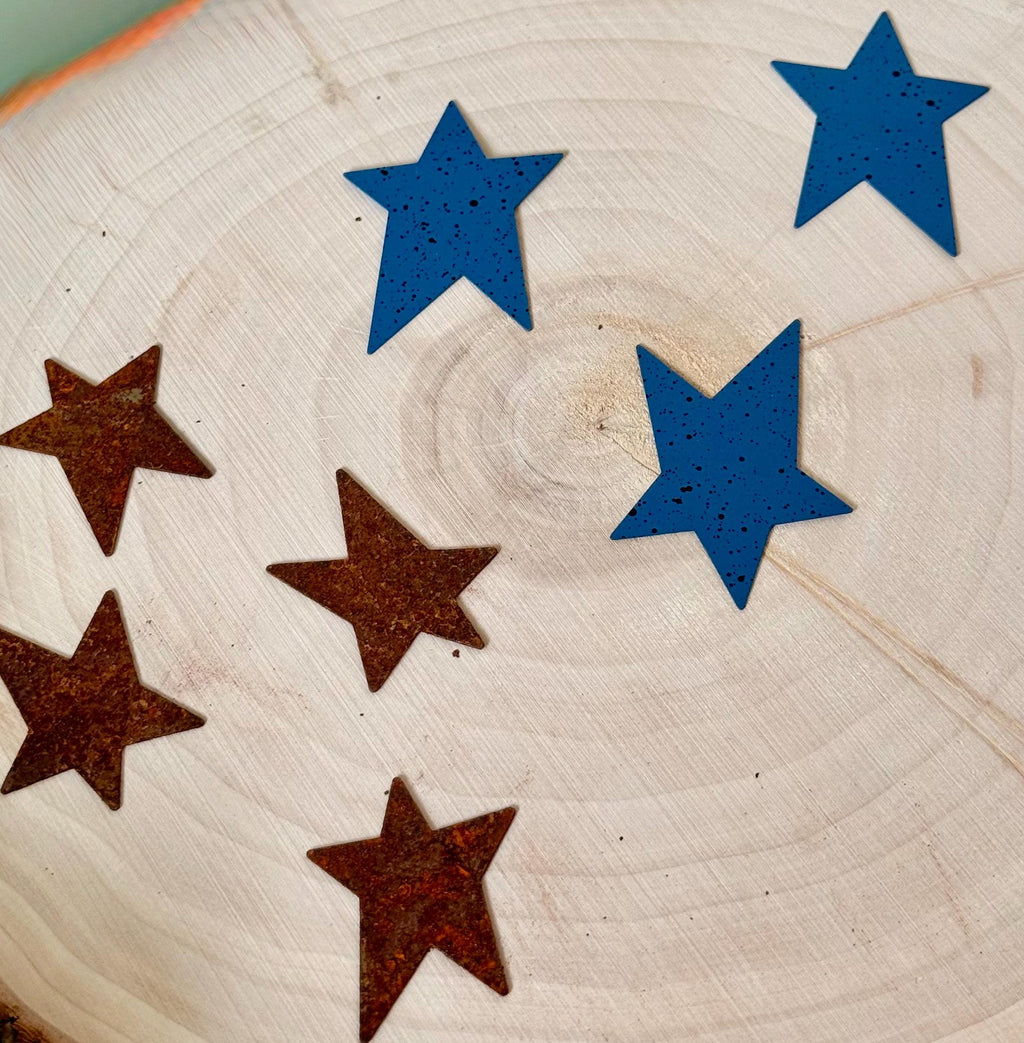 Miniature primitive/rustic Stars-set of 3