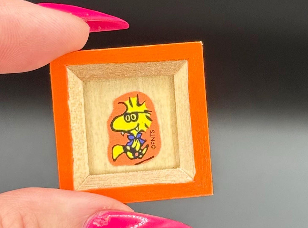 Miniature Picture frames with Halloween  Snoopy Peanuts design