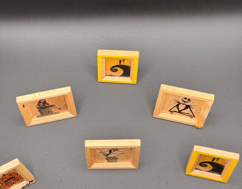 Miniature Decorated art frames-Jack skeleton theme