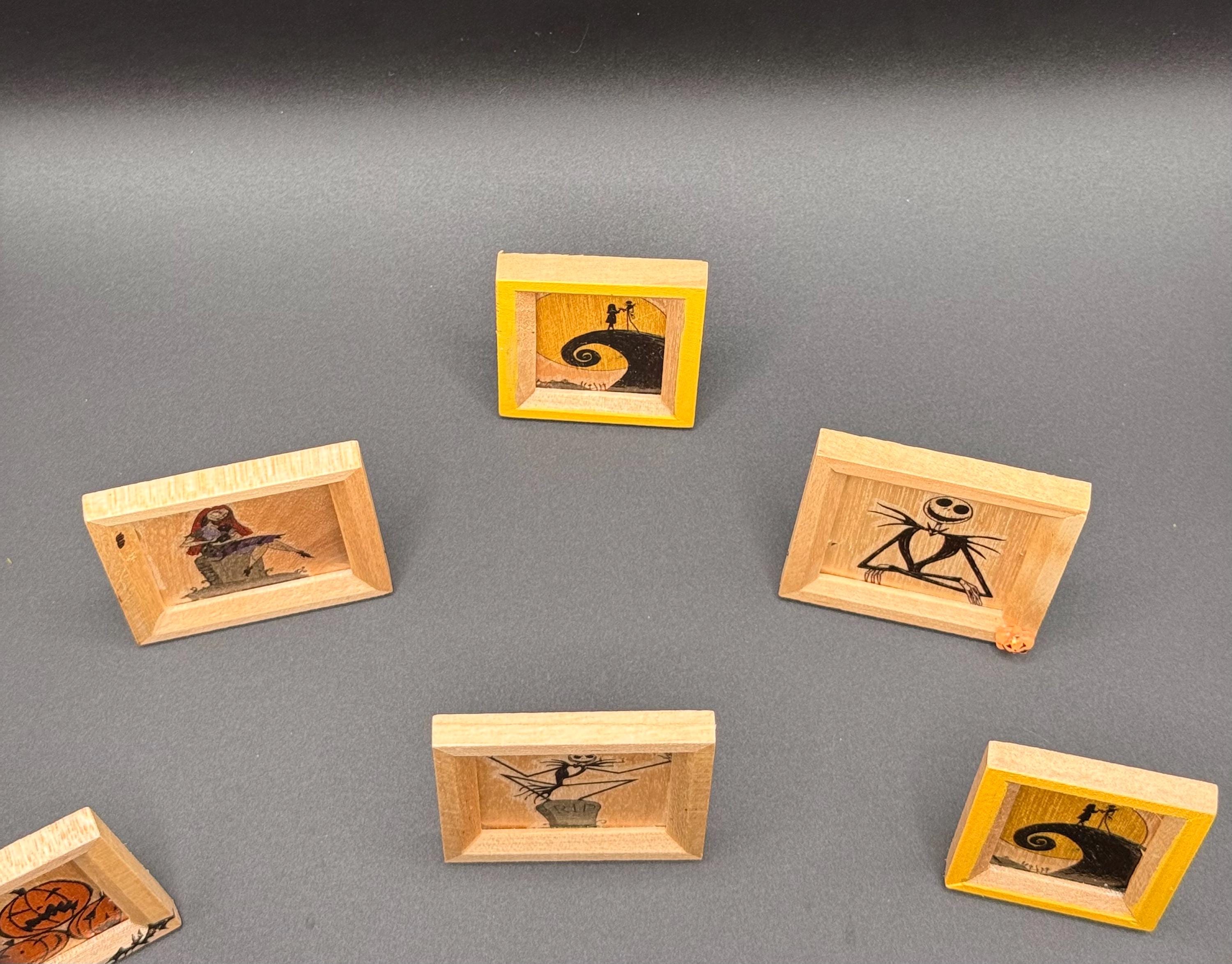 Miniature Decorated art frames-Jack skeleton theme