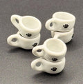 Miniature Paw Print coffee mugs