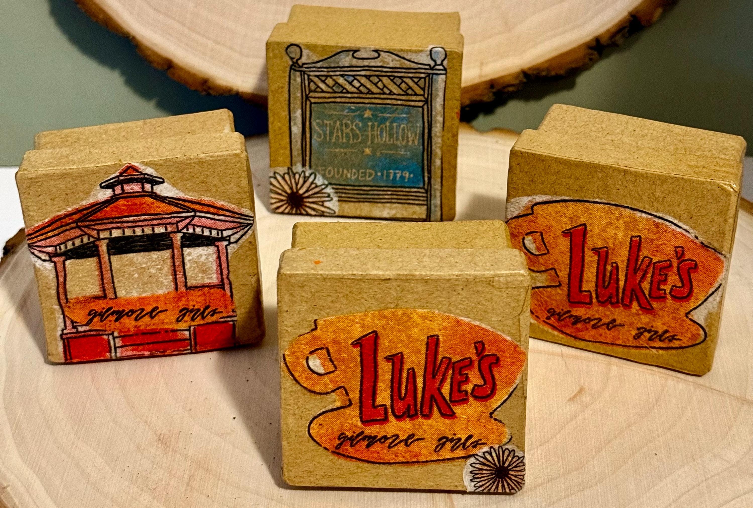 Miniature Gilmore Girl Gift Boxes-With Luke’s coffee miniature