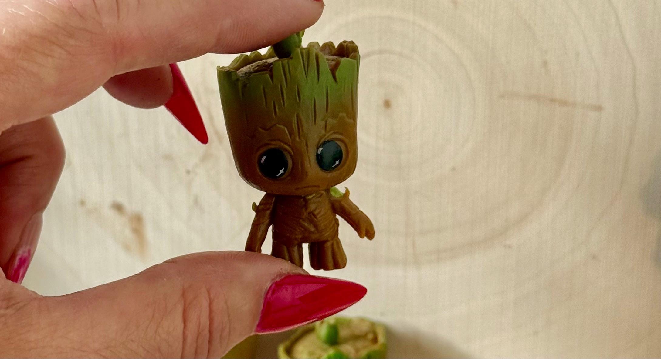 Miniature Marvel Groot figures-4 choices