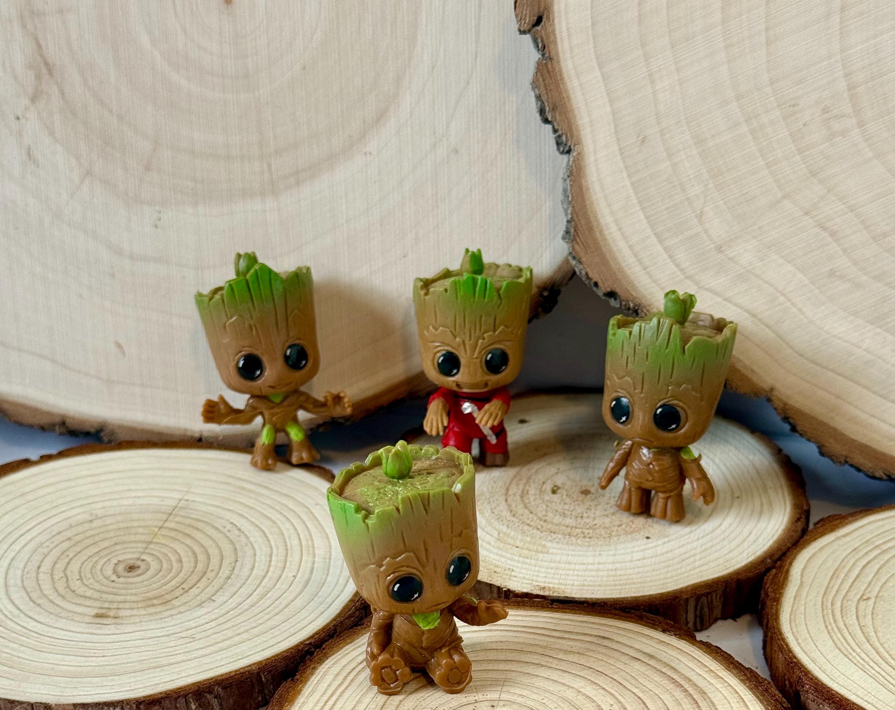 Miniature Marvel Groot figures-4 choices