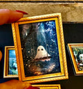 Decorative ghosts art framed fridge magnets