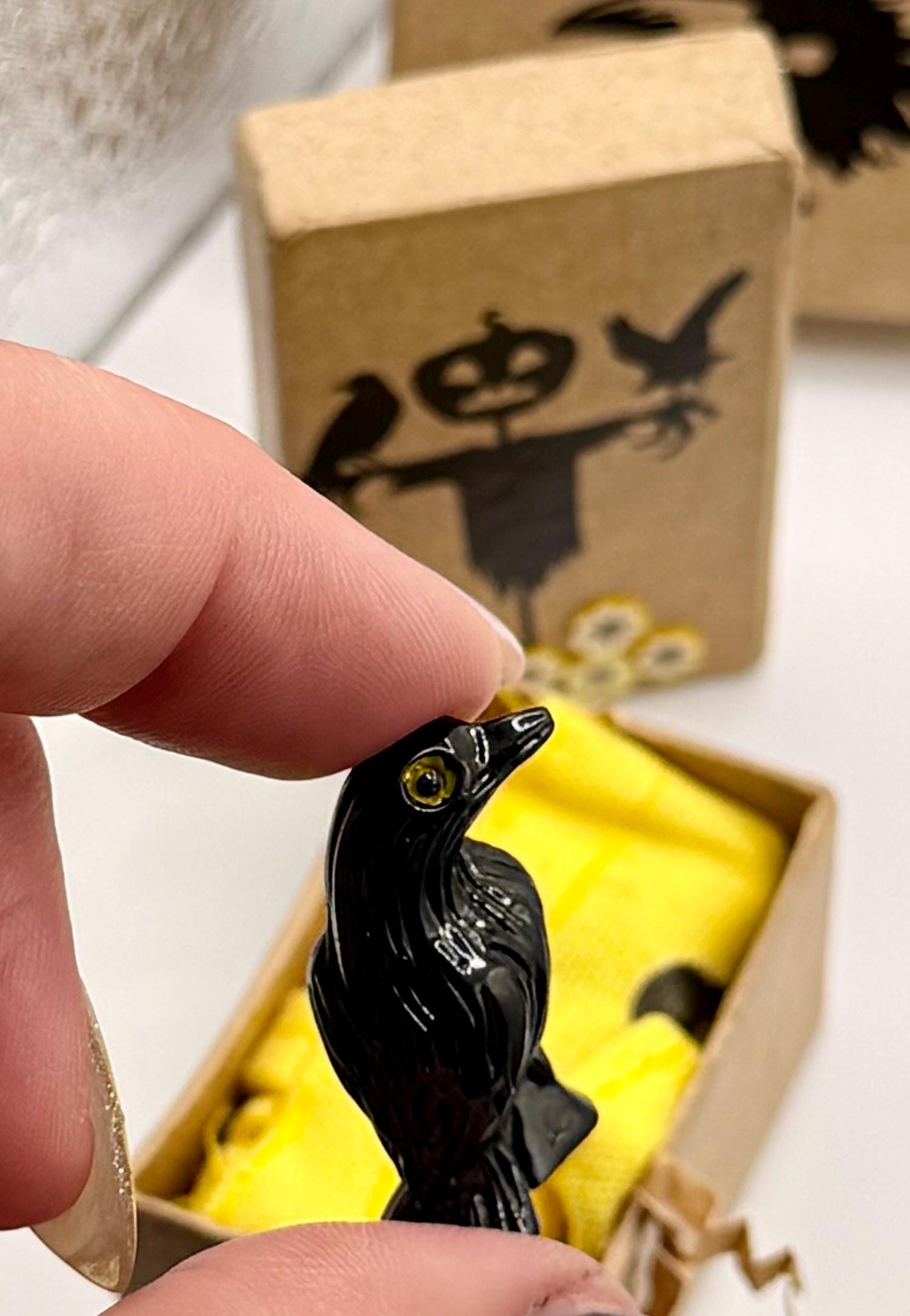 Miniature keepsake gift box-Black crows theme