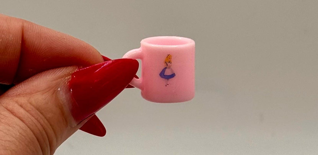 Miniature Alice in Wonderland Coffee cups