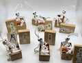 Miniature keepsake gift box-skeleton theme