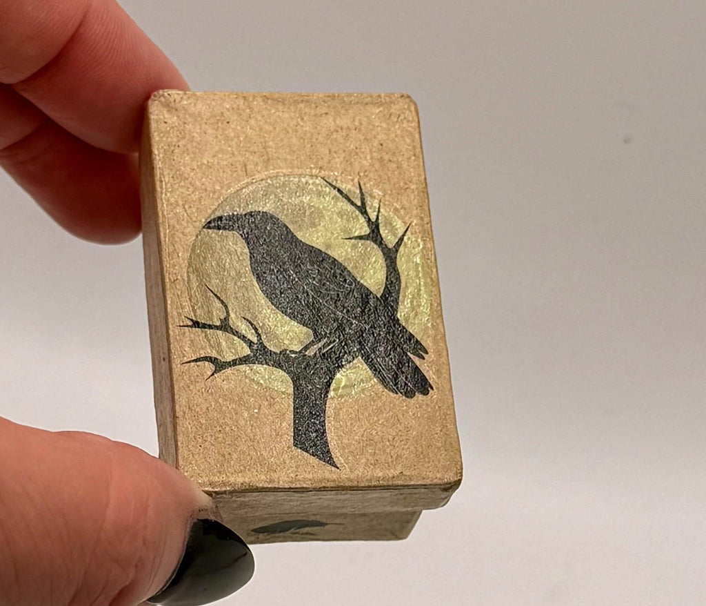 Miniature keepsake gift box-Black crows theme